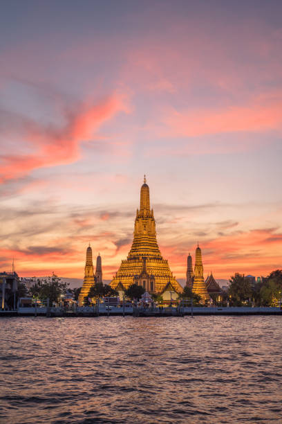 istock Wat Arun Ratchawararam (the Temple of Dawn) at sunset, Bangkok, Thailand 2162971964