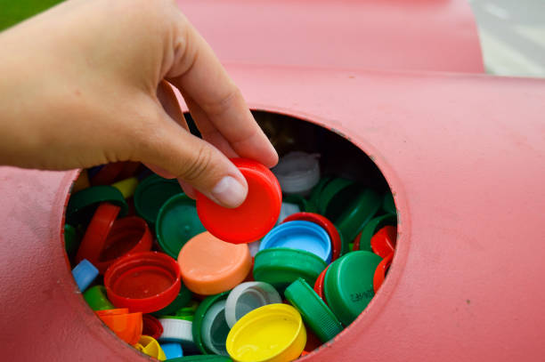 istock Collecting Bottle Caps for Recycling 2162972643
