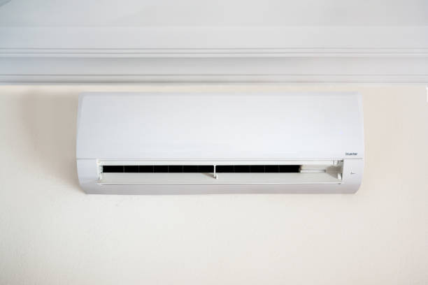 istock empty wall mounted white color inverter air conditioner 2162975207
