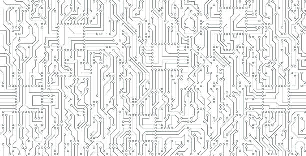 bildbanksillustrationer, clip art samt tecknat material och ikoner med computer background. - kretskort