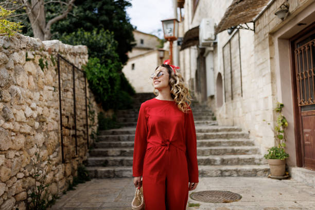 istock Admiring stone buildings in medieval village 2162978864