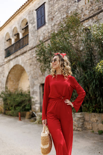 istock Walking in a historic Greek town 2162978949