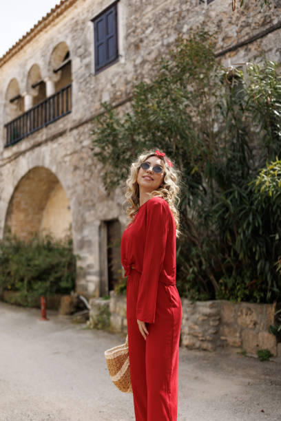 istock Young woman sightseeing on vacation 2162979093