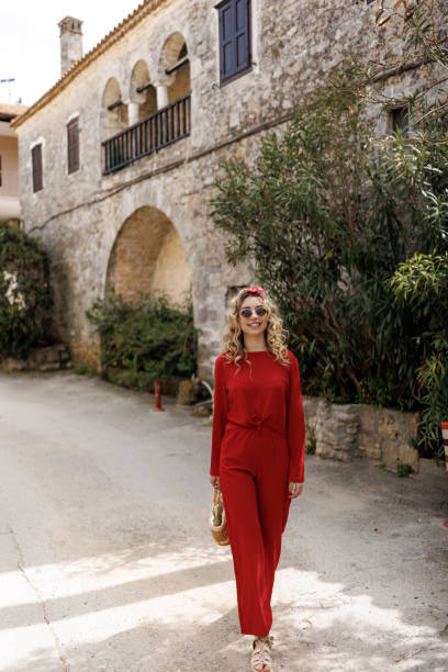 istock Young woman sightseeing on vacation 2162979533