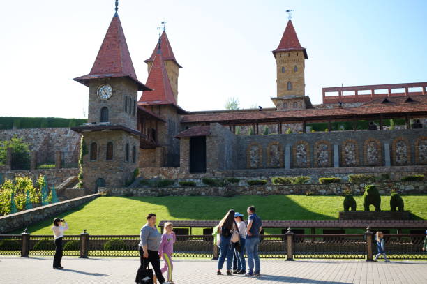 Russia. Kamensk Shakhtinsky, June 2024. Loga Park: People relax in a beautiful park.