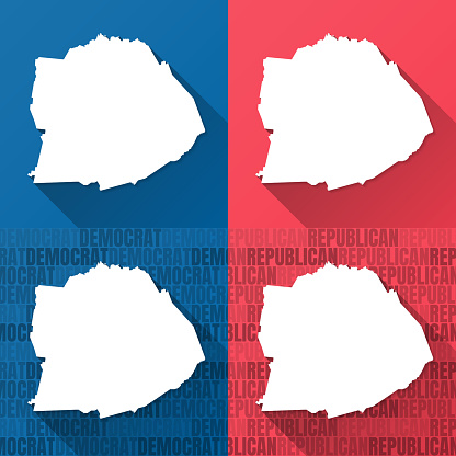 テネシー州カンバーランド郡青と赤の背景の地図 アイコンのベクターアート素材や画像を多数ご用意 アイコン, アメリカ共和党, アメリカ