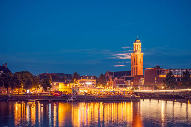 istock Zwolle summer evening at the Zwarte Water 2162986440