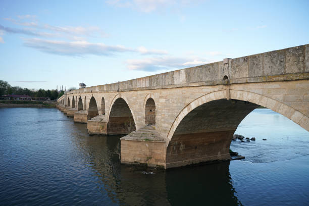 istock Meric Bridge over Meric River, Edirne, Turkiye 2162995049