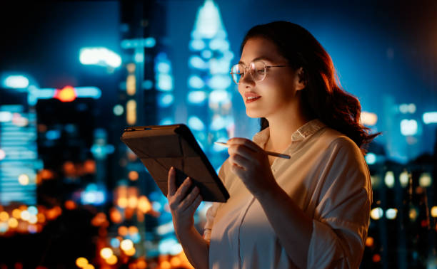 istock businesswoman working on tablet pc 2162995811