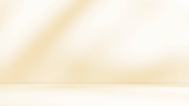 istock Empty cream beige room studio with shadow of leaves for product presentation. 2162996096