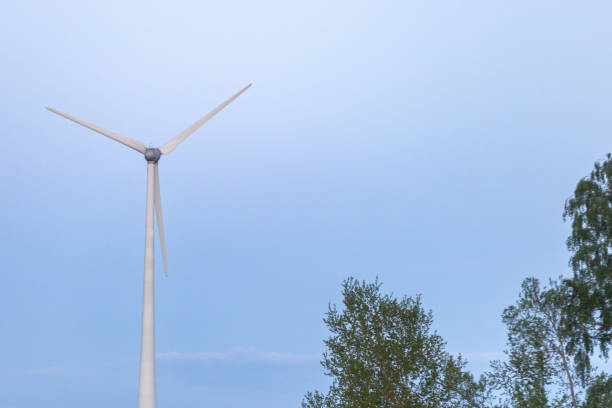 Wind turbine from the Swedish countryside.Skara - Sweden.