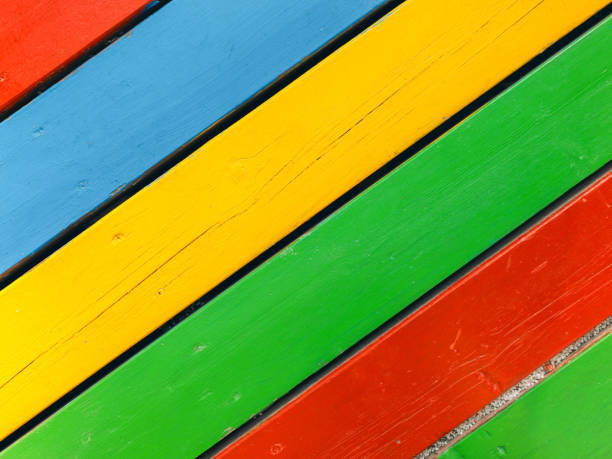 Colorful wooden board background