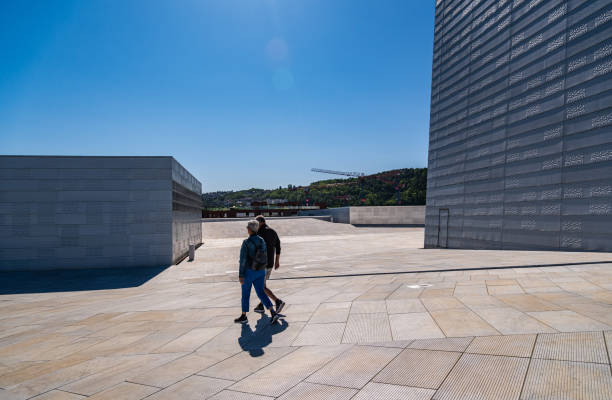 The iconic opera house in central Oslo, Norway
