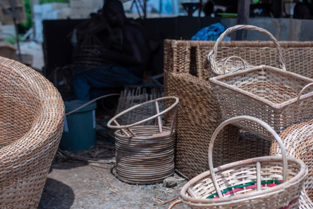 istock CANE CRAFT MAN AT WORK IN IBADAN 2163006941