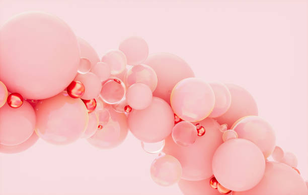 istock Abstract 3d podium background with luxury crystal geometric spheres. 2163007195