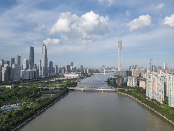 istock Aerial view in Guangzhou China 2163016595