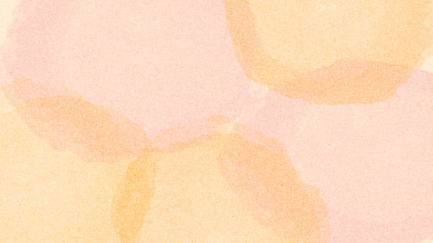 Watercolor Background in Warm Pastel Colors with Stipple Texture