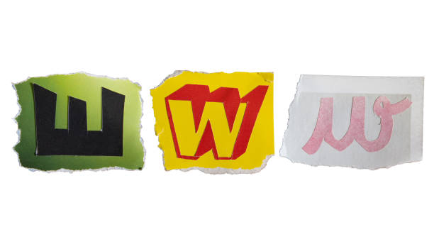 istock W alphabet torn from a magazine paper 2163018308