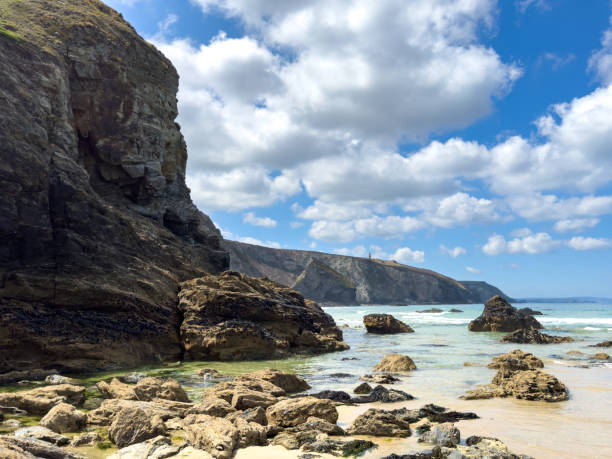 Located on Cornwall’s north coast, St Agnes sits in a designated Area of Outstanding Natural Beauty, . It's a popular spot for tourists who enjoy the rugged landscape and sheltered beach.
