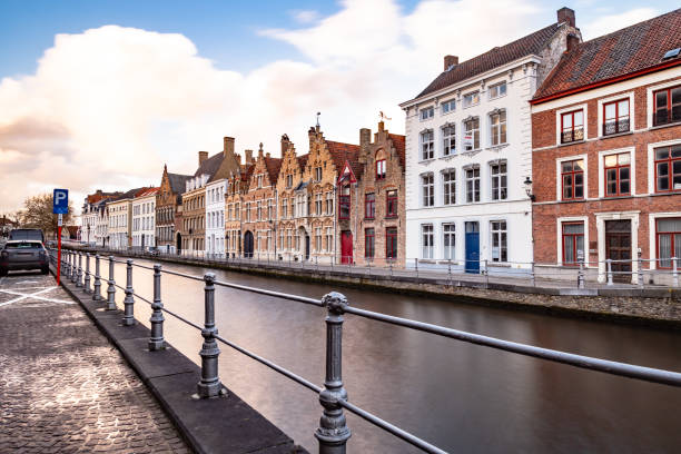 istock Bruges canal Belgium Europe 2163019626