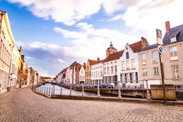 istock Bruges canal Belgium Europe 2163019649