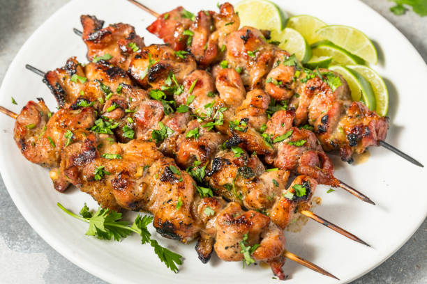 istock Homemade Thai Pork Skewers 2163033323