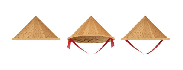 Hanfu Cartoon Rice Hat 30+ Chinese Bamboo Hat Cartoon Stock Photos, Pictures & Royalty-Free ...
