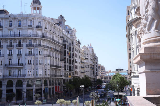 istock Looking towards railway station under construction Valencia 2163037024