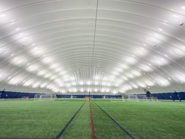 istock Indoor soccer field 2163037908