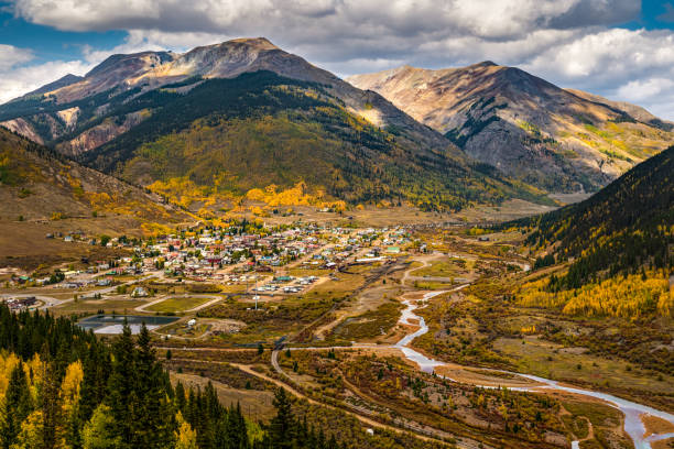 istock Silverton Colorado Autumn Overlook View 2163041231