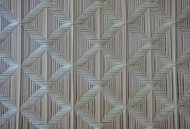istock Architecture and interior design material geometric pattern wall panels with synthetic woven design. Can be used for graphic elements, patterns and backgrounds. 2163041867