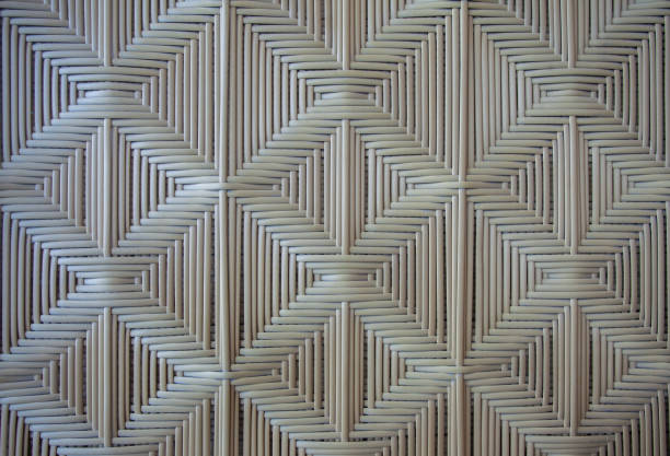 istock Architecture and interior design material geometric pattern wall panels with synthetic woven design. Can be used for graphic elements, patterns and backgrounds. 2163041872