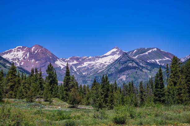 istock Maroon Bells from Crested Butte side, in summer 2163053925