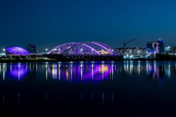 istock The bridge over the Ishim River in Astana 2163054400