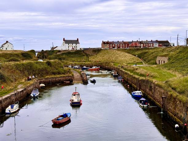 istock Seaton Sluice harbour in Northumberland 2163055346
