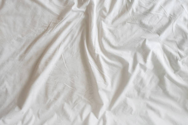 Stack of clean white sheets