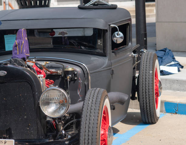 istock Antique Black Car 2163057234