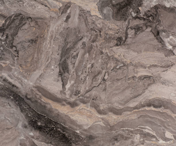 istock Gray abstract marble texture with veins and scratches 2163058441
