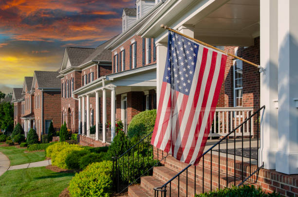 istock Patriotic Neighborhood 2163069492