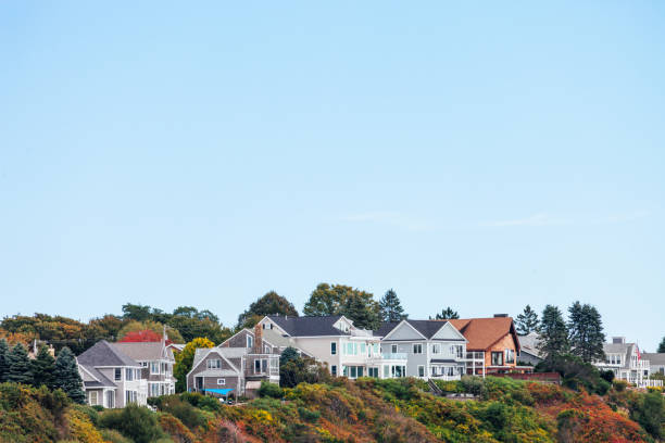 istock Waterfront homes. York, Maine 2163071059
