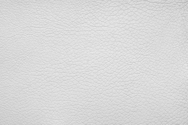 istock Natural, genuine white leather texture, structure of glossy leatherette macro background 2163074670