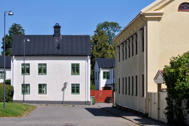 istock View of a empty city street 2163075370