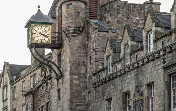 View of Edinburgh University on The Mound, Edinburgh.