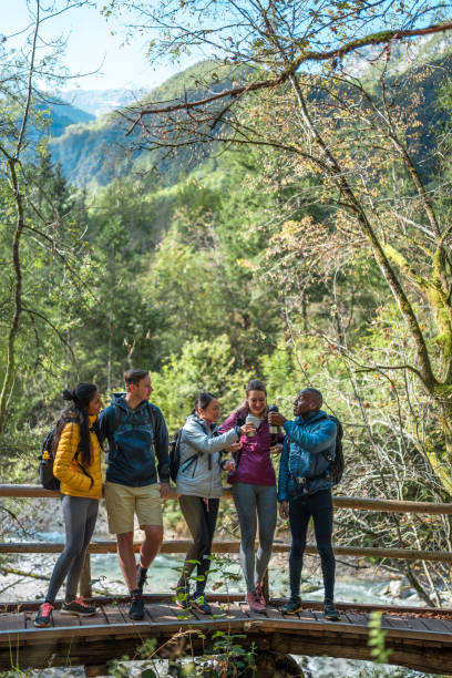 istock Diverse Group of Friends Enjoying Hike in Forest 2163106140