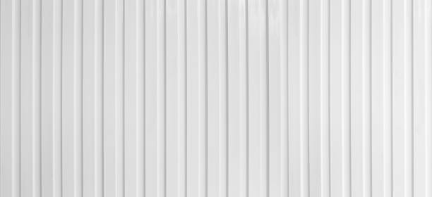 istock Wide surface of the gray aluminum wall. 2163113985