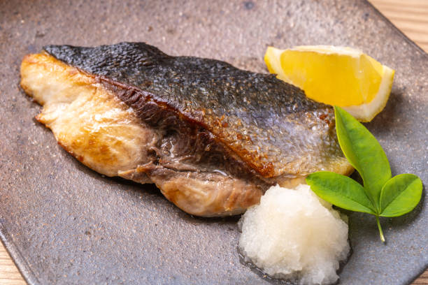 istock Grilled Yellowtail with Salt 2163116733