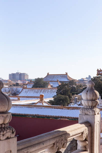 istock China Forbidden City snow view 2163118346