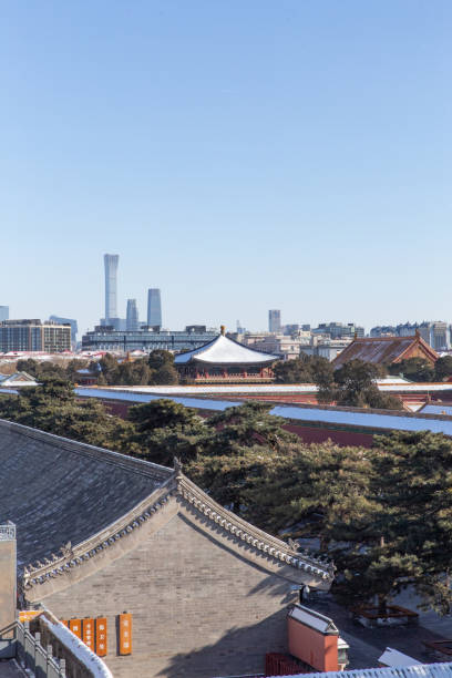 istock China Forbidden City snow view 2163118348
