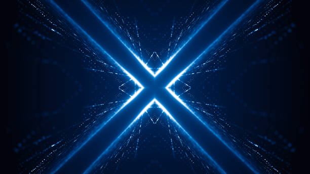 Business corporate technology AI abstract background animation