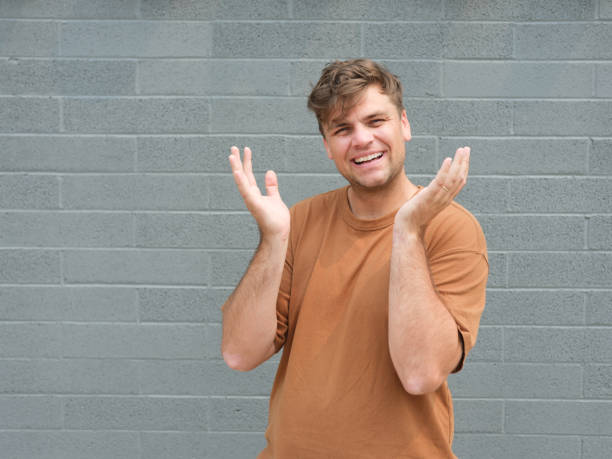 istock Portrait Handsome Young Energetic Positive Man 2163123275
